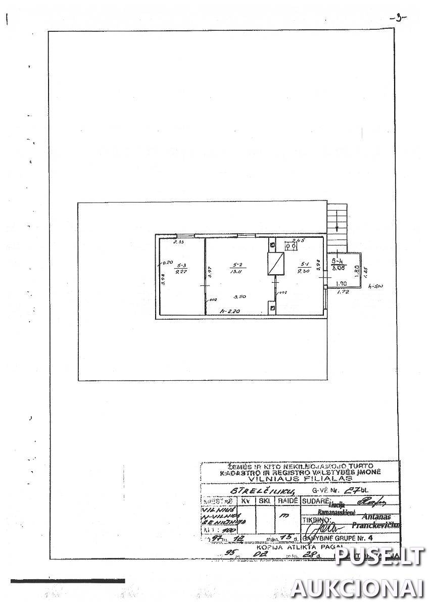Butas Patalpos/Butai Strielčiukų g. 27, 11119 Vilnius, Vilniaus m. sav. 1