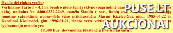 Žemės sklypas Sklypai Žadvainiai, Bubių sen., Šiaulių r. sav. 1