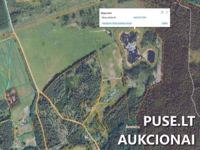 Žemės sklypas Šiaulių r. sav. Žadvainių kaime, pradinė kaina 11580 EUR