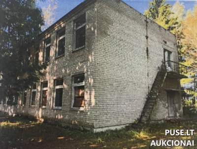 Mokomosios paskirties pastatas Šalčininkų rajone, Vaišutkiemio k. 20A, 764 kv.m, pradinė kaina 3254 EUR