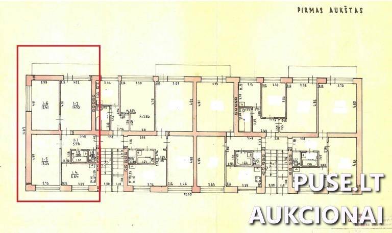 Butas Patalpos/Butai Laisvės g. 1, 97147 Kretinga, Kretingos miesto sen., Kretingos r. sav. 1