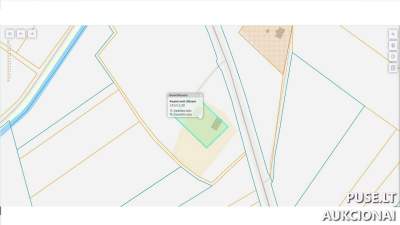 Žemės sklypo dalis (1/3) Raseinių rajone, Paturkšlio kaime, parduodama aukcione nuo 4116 EUR