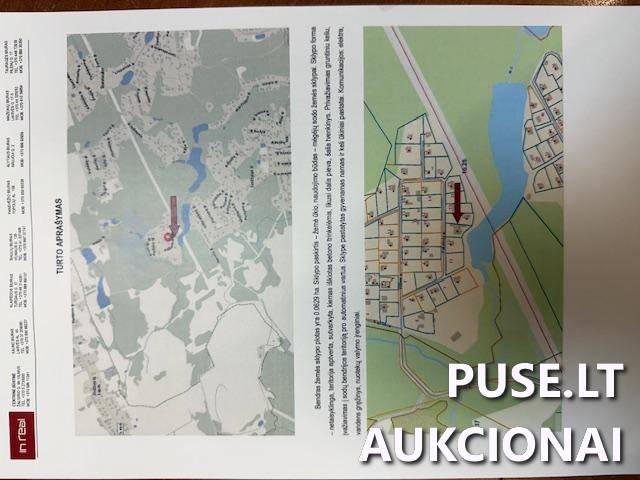 Žemės sklypas Sklypai Pakalnės g. 15, 54426 Smiltynai II, Lapių sen., Kauno r. sav. 1