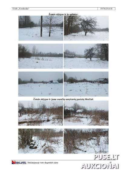 Žemės sklypas su namo pamatais Šalčininkų r. sav., Pastovų k., Turgelių g. 8, pradinė kaina 10960 EUR