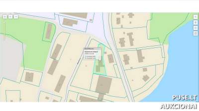 Žemės sklypas Viešvilėje, Mokyklos g. 1A, 0.1789 ha, pradinė kaina 29675 EUR