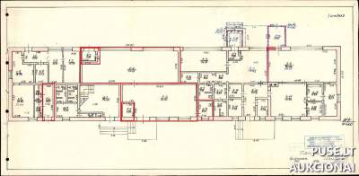 Parduodama 1/2 dalis parduotuvės patalpų Šalčininkų r., Zavišonių k., 165 kv.m, pradinė kaina 12800 EUR