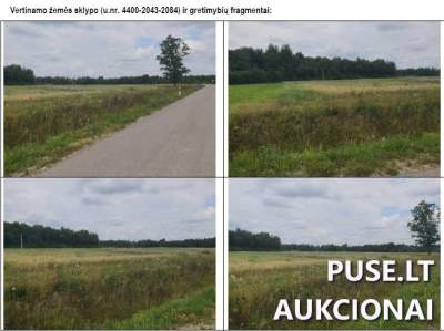 Žemės ūkio paskirties sklypas Šilalės r., Didkiemio k., Žvejų g. 2.1 ha, pradinė kaina 8080 EUR