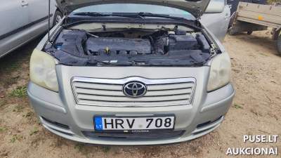 Nedidelės kainos lengvasis automobilis Toyota Avensis 2005 m. parduodamas aukcione nuo 500 EUR