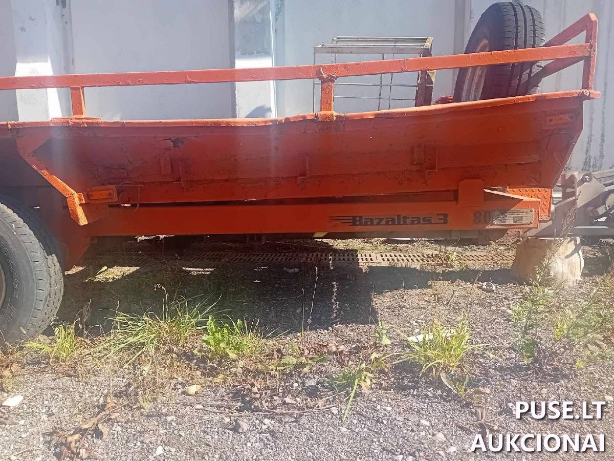 Priekaba "Bazaltas 3" Priekaba arba puspriekabė nuo 0,75t. iki 3,5t. 3
