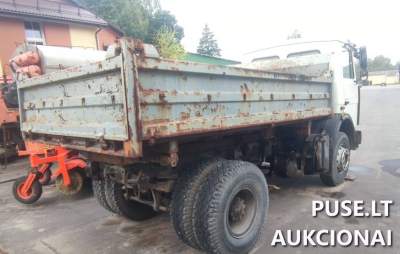 Krovininis automobilis MAZ-5551-020 (2002 m.) aukcione, pradinė kaina 1500 EUR