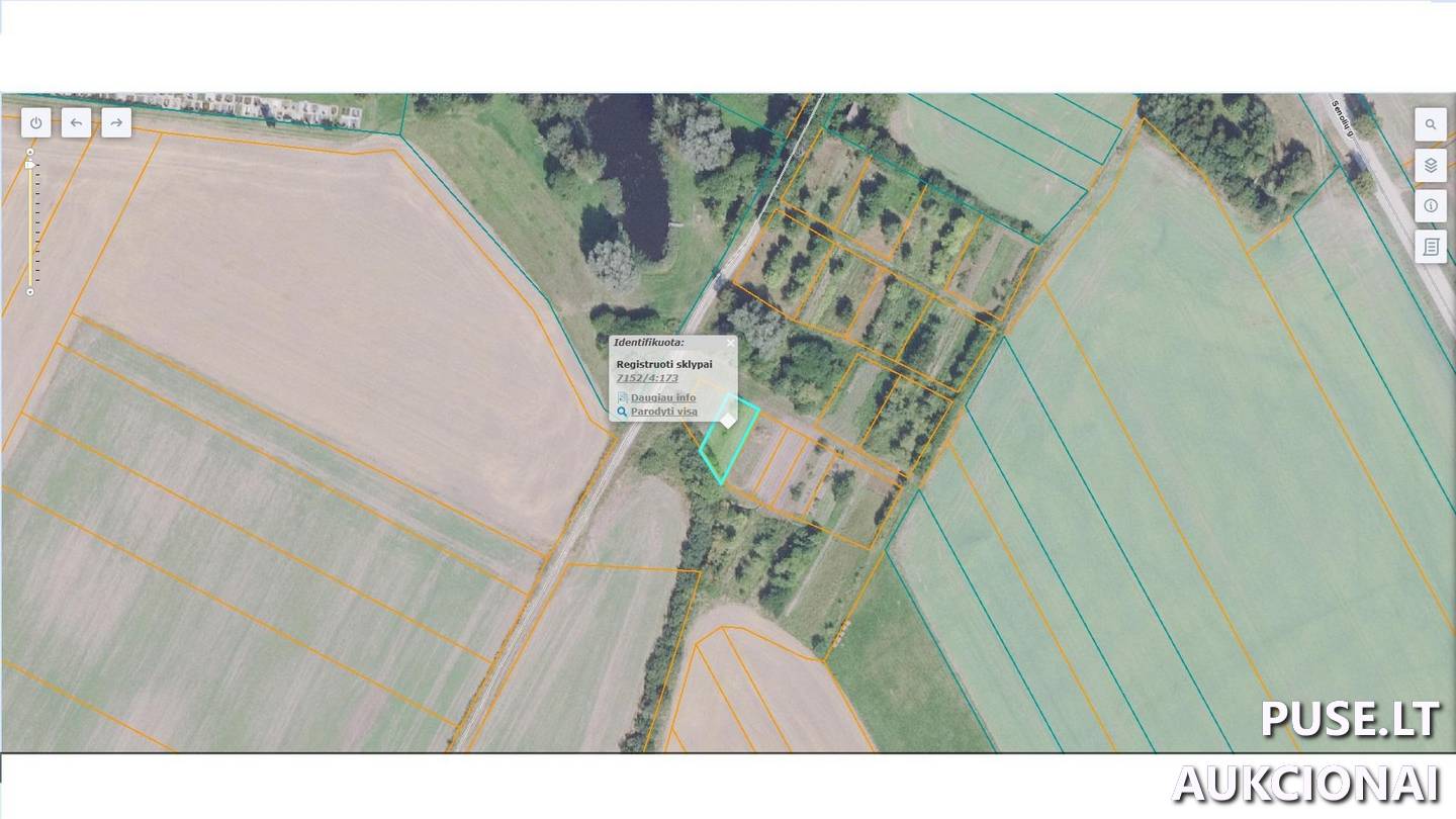 Žemės sklypas Sklypai Polekėlė, Tyrulių sen., Radviliškio r. sav. 1