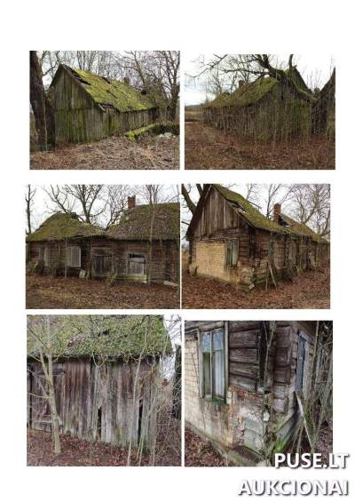 Pieninė pastato dalis 3/8 Rokiškio rajone, Kamajėlių kaimas, pradinė kaina 1536 EUR