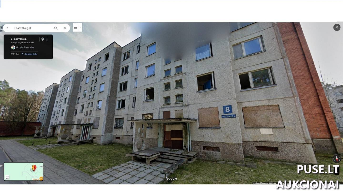 Kambarys Patalpos/Butai Festivalio g. 8, 31144 Visaginas, Visagino sav. 2