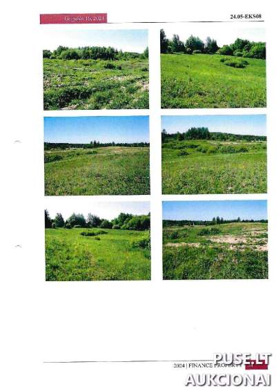 1/2 dalis žemės sklypo Prienų rajone, Intuponių kaime, 1.2561 ha, pradinė kaina 3120 EUR