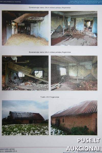 Žemės sklypas su gyvenamuoju namu Panevėžio rajone, Pavinkšnių kaime, kaina 3920 EUR