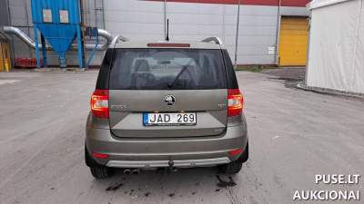 2015 m. Škoda Yeti 4x4 dyzelinas parduodamas aukcione Klaipėdos rajone, pradinė kaina 6216 EUR