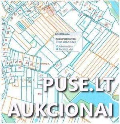 Žemės ūkio sklypas Tauragės rajone, Mažonuose - pradinė kaina 1920 EUR