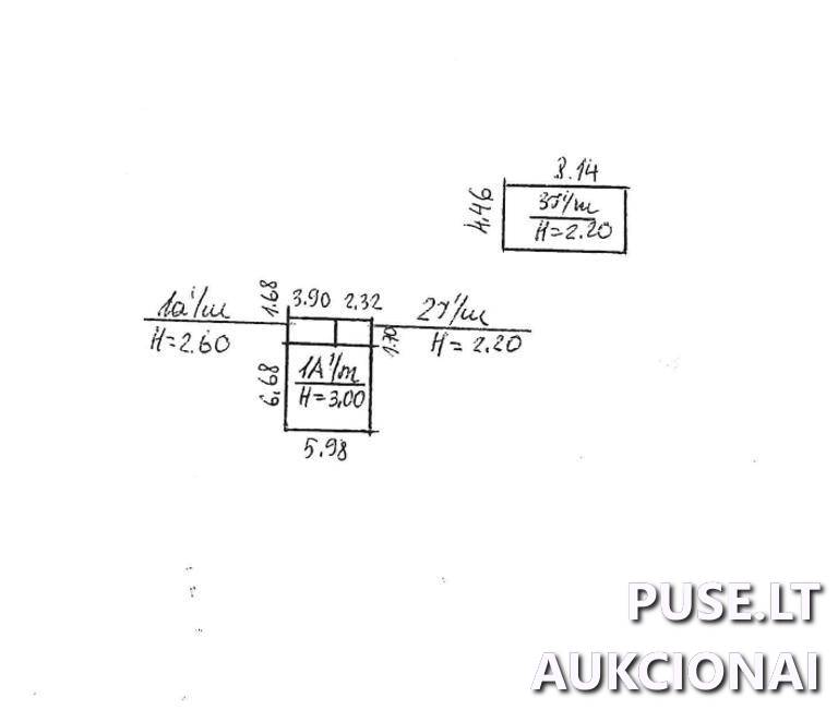 Gyvenamas namas Pastatai Kaštonų g. 6A, 65472 Jurgiškės, Matuizų sen., Varėnos r. sav. 1