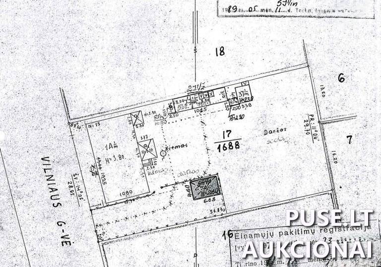 Ūkinis pastatas Pastatai Vilniaus g. 15, 42117 Rokiškis, Rokiškio miesto sen., Rokiškio r. sav. 7