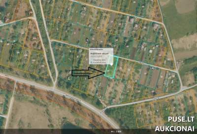 Žemės ūkio paskirties sklypas 0.0608 ha Naujosios Akmenės mieste, Inkilų g. 21, pradinė kaina 1133 EUR