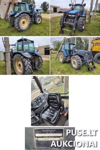 Ratinis traktorius New Holland 8560 1997 m. Radviliškio r. sav. 14160 EUR antstolių aukcione