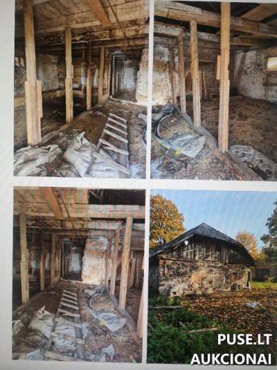 Sandėlio patalpos Kauno rajone, Kilovos kaime, Dvaro g. 23, pradinė kaina 2057 EUR