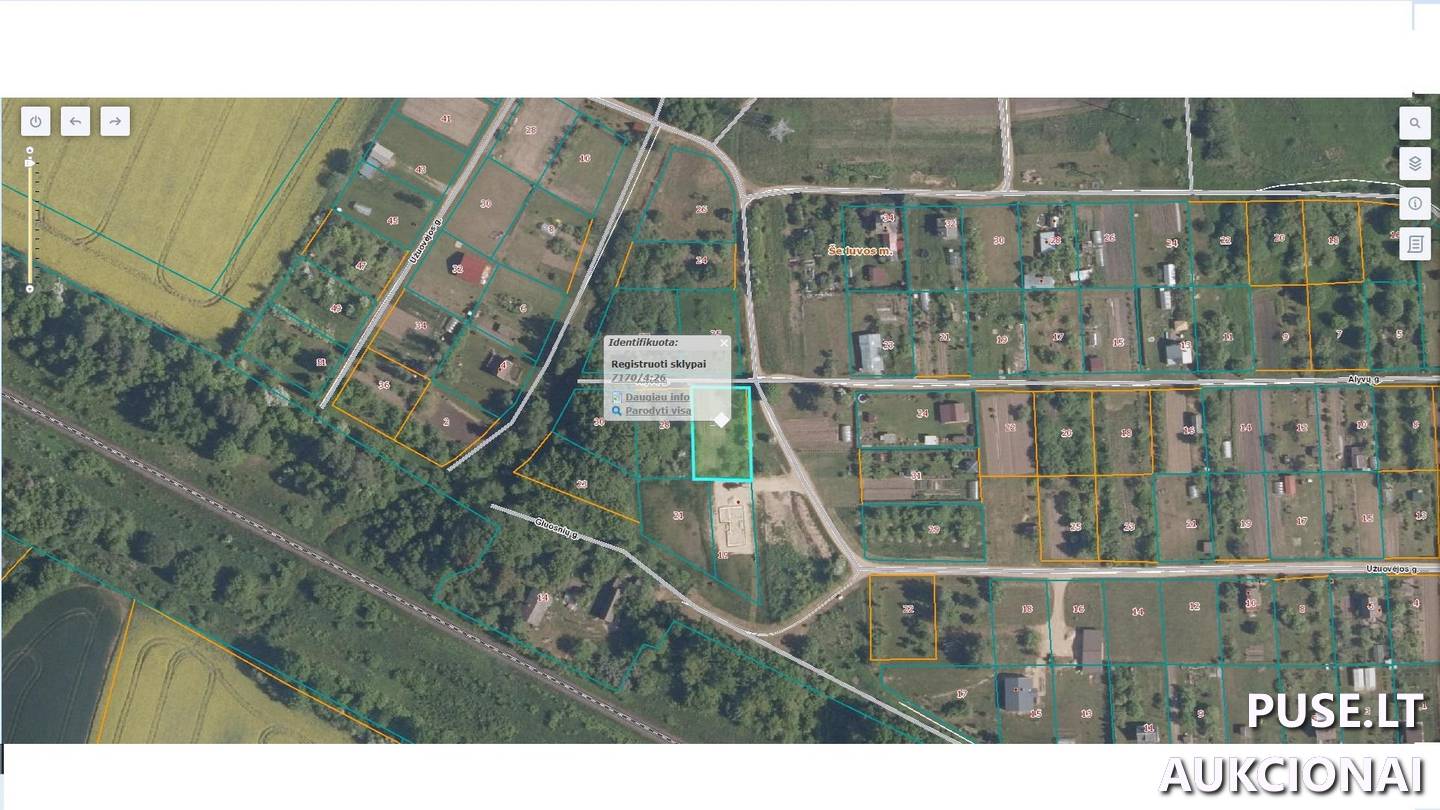 Žemės sklypas Sklypai Alyvų g. 26, 82241 Šeduva, Šeduvos miesto sen., Radviliškio r. sav. 1