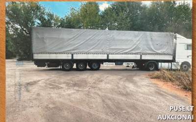 2004 m. KRONE priekaba virš 10t. parduodama aukcione pradinė kaina 5000 EUR