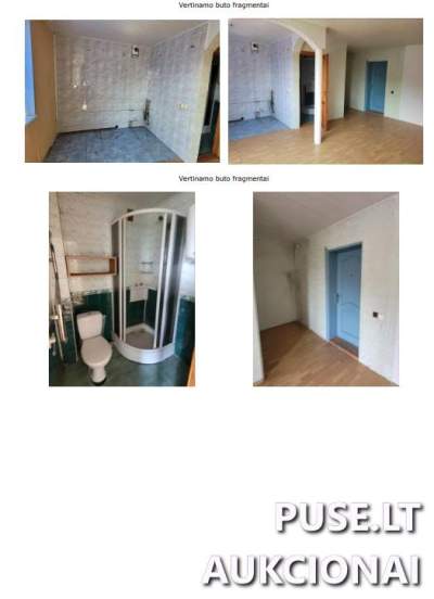 Parduodamas 35 kv. m butas Šilutės r. sav., Macikų k., Beržų g. 11, pradinė kaina 12600 EUR