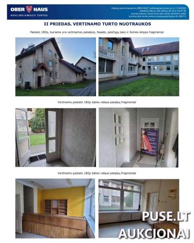 Administracinės ir gydymo paskirties patalpos Juknaičiuose, Šilokų g. 3, pradinė kaina 7300 EUR