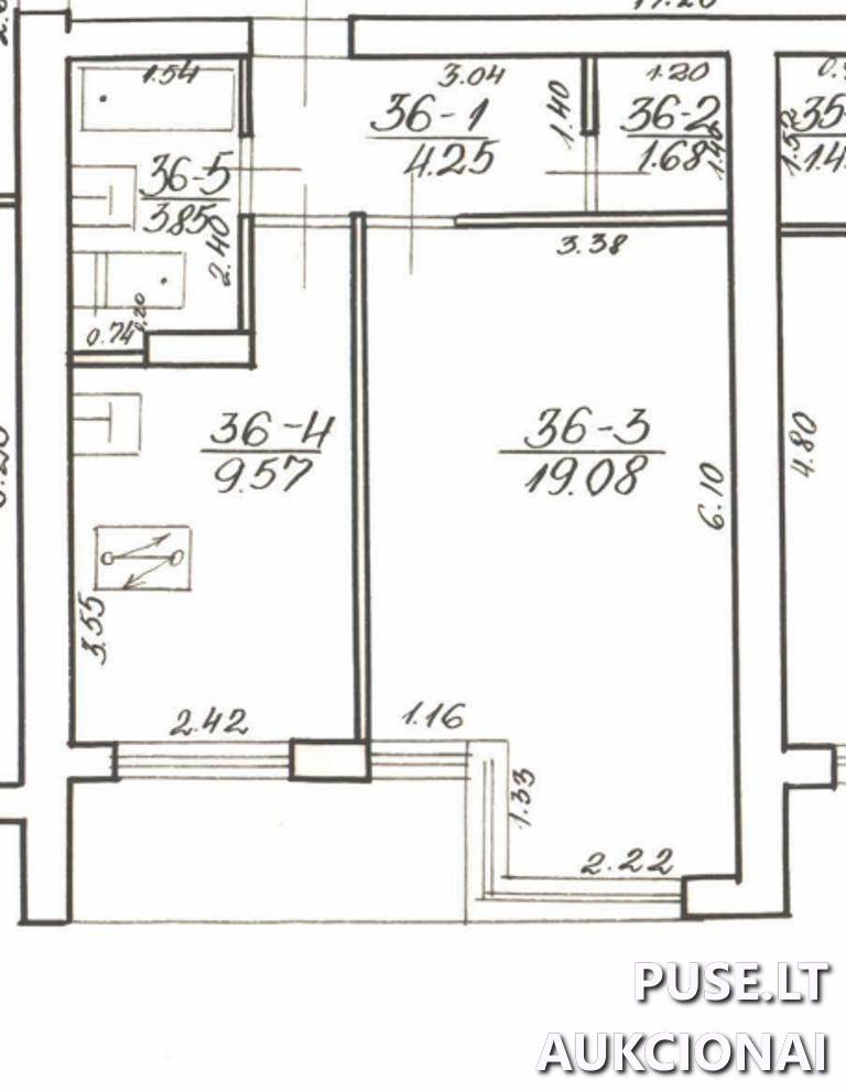 Butas Patalpos/Butai Parko g. 2, 31141 Visaginas, Visagino sav. 1