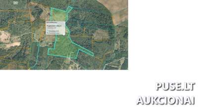 Žemės ūkio paskirties sklypas Telšių r. Virmėnų k., 11.85 ha, pradinė kaina 61600 EUR