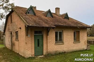 Pirtis Barstyčių miestelyje, Skuodo r. - pradinė kaina 4938 EUR – paslaugų pastatas aukcione