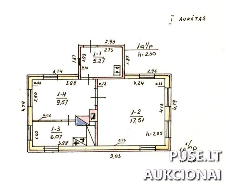 Gyvenamas namas Pastatai Žuvinto g. 41, 69133 Riečiai, Gudelių sen., Marijampolės sav. 3