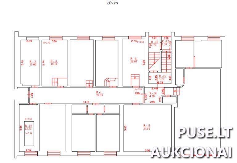 Administracinės patalpos Patalpos/Butai Algirdo g. 31, 03219 Vilnius, Vilniaus m. sav. 3