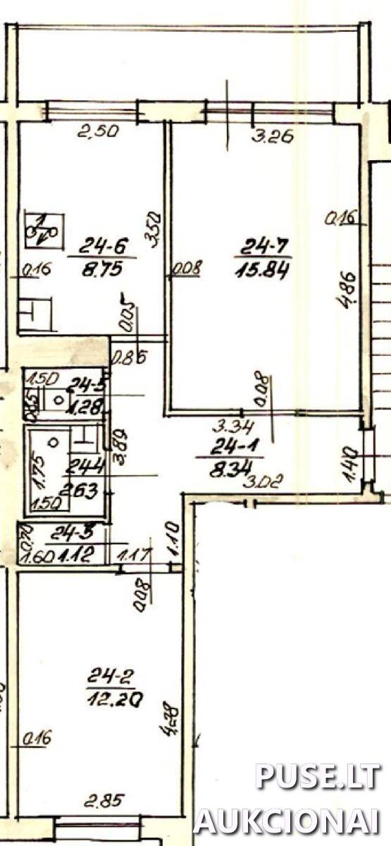 Butas Patalpos/Butai Draugystės g. 23, 31213 Visaginas, Visagino sav. 3