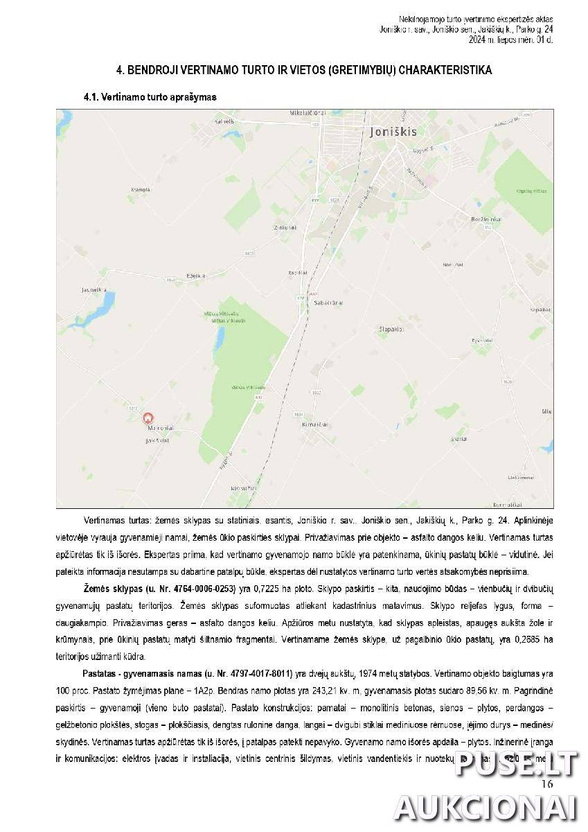 Žemės sklypas Sklypai Parko g. 24, 84266 Jakiškiai, Joniškio sen., Joniškio r. sav. 2