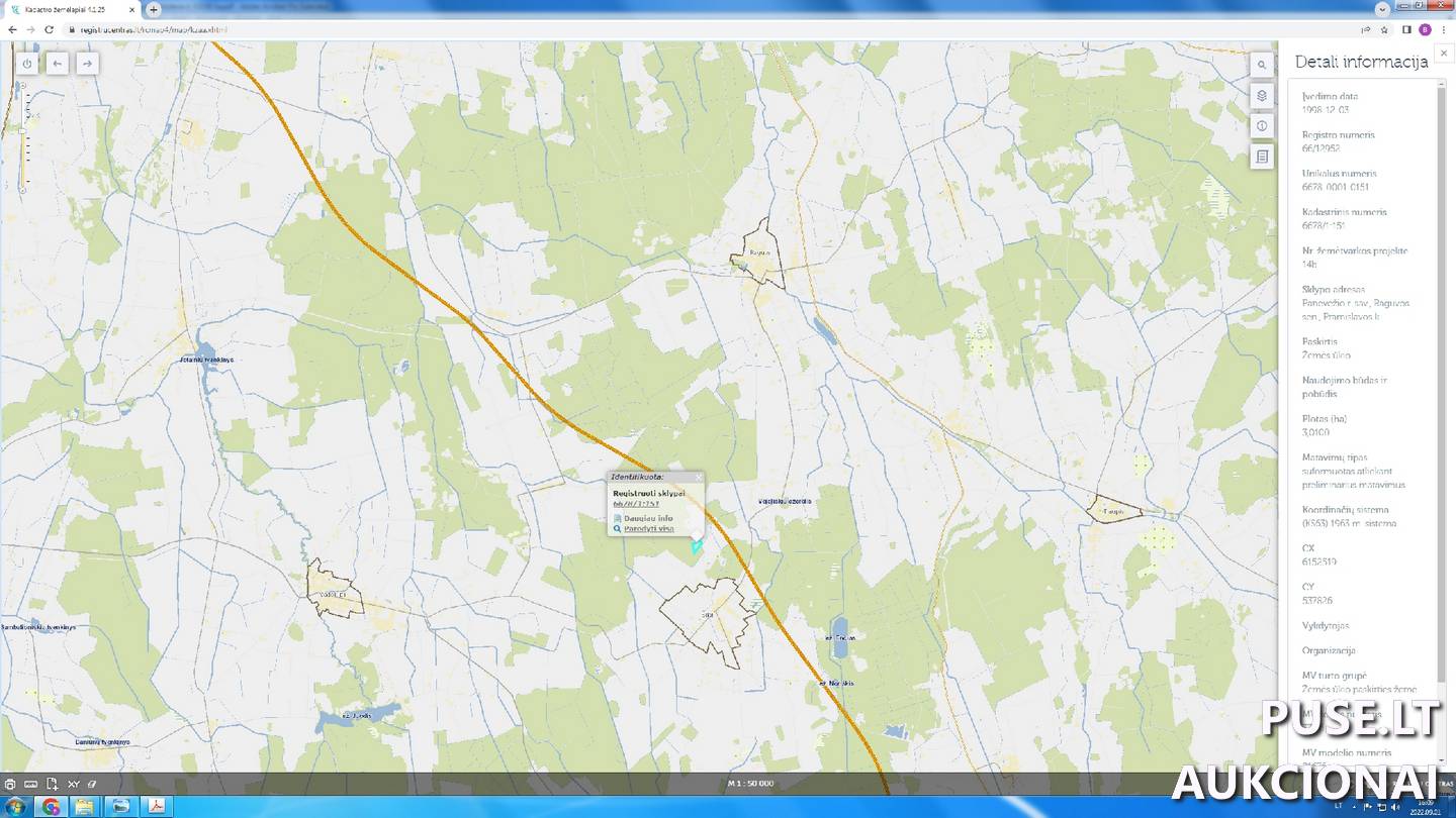 Žemės sklypas Sklypai Pramislava, Raguvos sen., Panevėžio r. sav. 1
