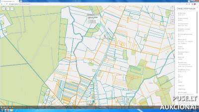 Miškų ūkio paskirties žemės sklypas Panevėžio rajone, Putiliškių kaime, 1 ha, pradinė kaina 2842 EUR