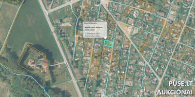 Žemės sklypo 1/2 dalis Klaipėdos rajone, Vaiteliuose, 2400 EUR pradinė kaina