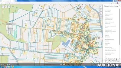 Žemės ūkio paskirties žemės sklypas Panevėžio rajone, Taurinės kaime, 0.98 ha, pradinė kaina 2660 EUR