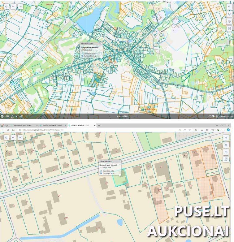 Žemės sklypas Sklypai Tauragės g. 21, 73437 Skaudvilė, Skaudvilės sen., Tauragės r. sav. 1