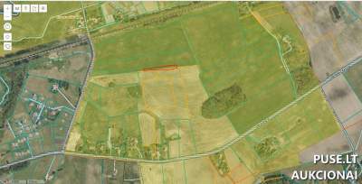Žemės sklypas Plungės rajone, Kaspariškės kaime, pradinė kaina 1000 EUR - Antstolių varžytynės