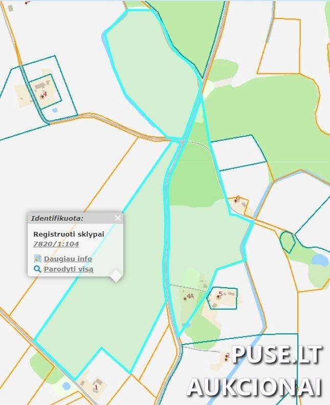 Žemės sklypas Sklypai Barstėgai 4A, 88316, Varnių sen., Telšių r. sav. 2