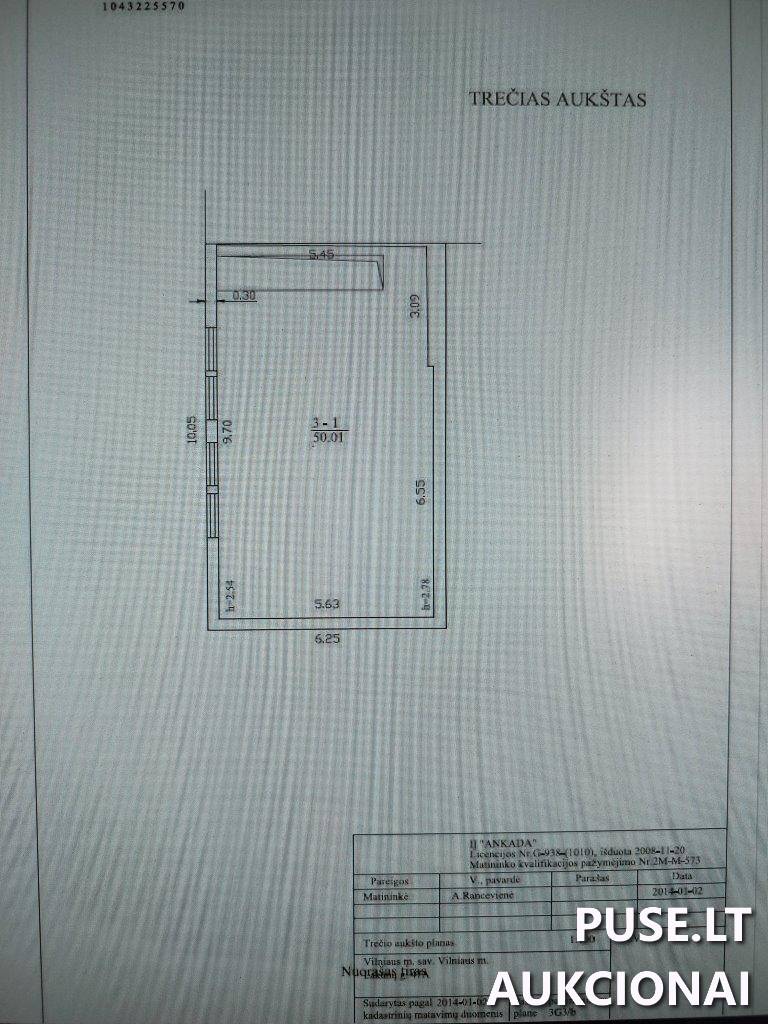 Garažas Pastatai Lakūnų g. 47A, 09108 Vilnius, Vilniaus m. sav. 1