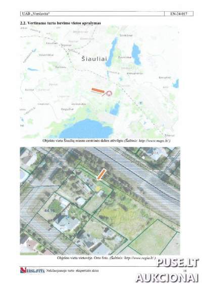 Žemės sklypas Šiauliuose, Pramonės g. 60, 1/4 dalis, 4050 EUR pradinė kaina