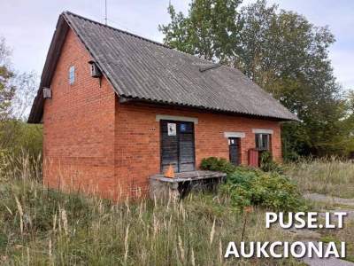 Parduodamas 1.1690 ha žemės sklypas su garažu ir ūkiniais pastatais Kupiškio r., Aleksandrijos k., pradinė kaina 24942 EUR