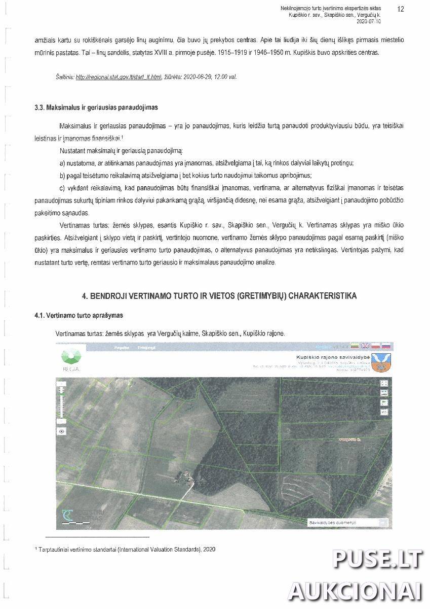 Žemės sklypas Sklypai Vergučiai, Skapiškio sen., Kupiškio r. sav. 2