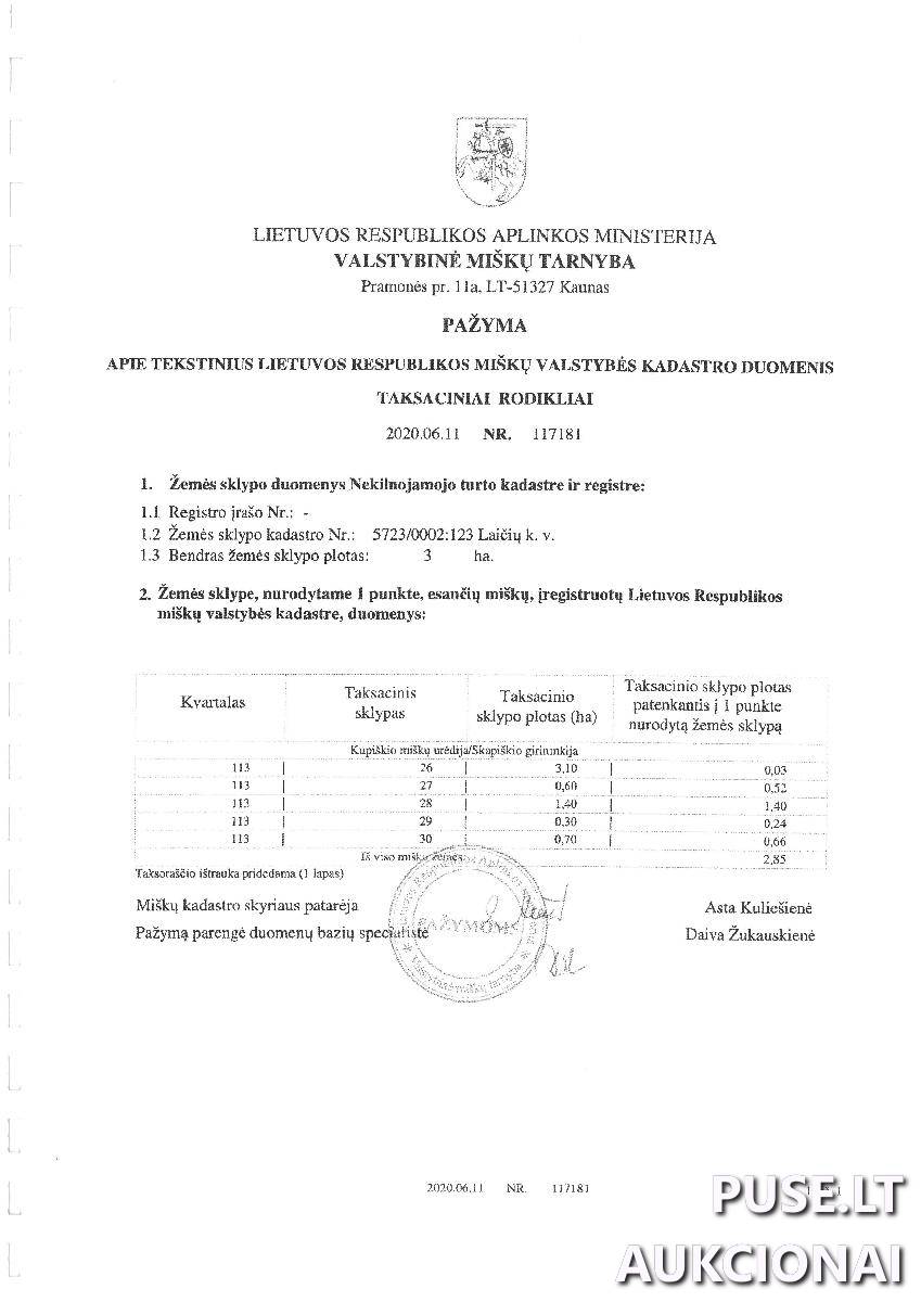 Žemės sklypas Sklypai Vergučiai, Skapiškio sen., Kupiškio r. sav. 4