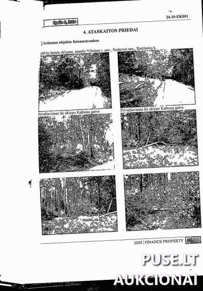 Žemės ū ūkio paskirties sklypas Vilniaus rajone, Rastinėnų kaime 2000 EUR pradinė kaina